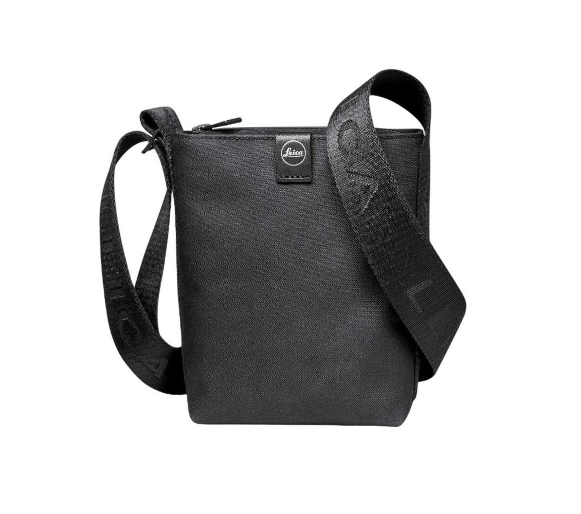 Leica Crossbody Bag for Sofort Camera, Made from Recycled Polyester (Small, Black)