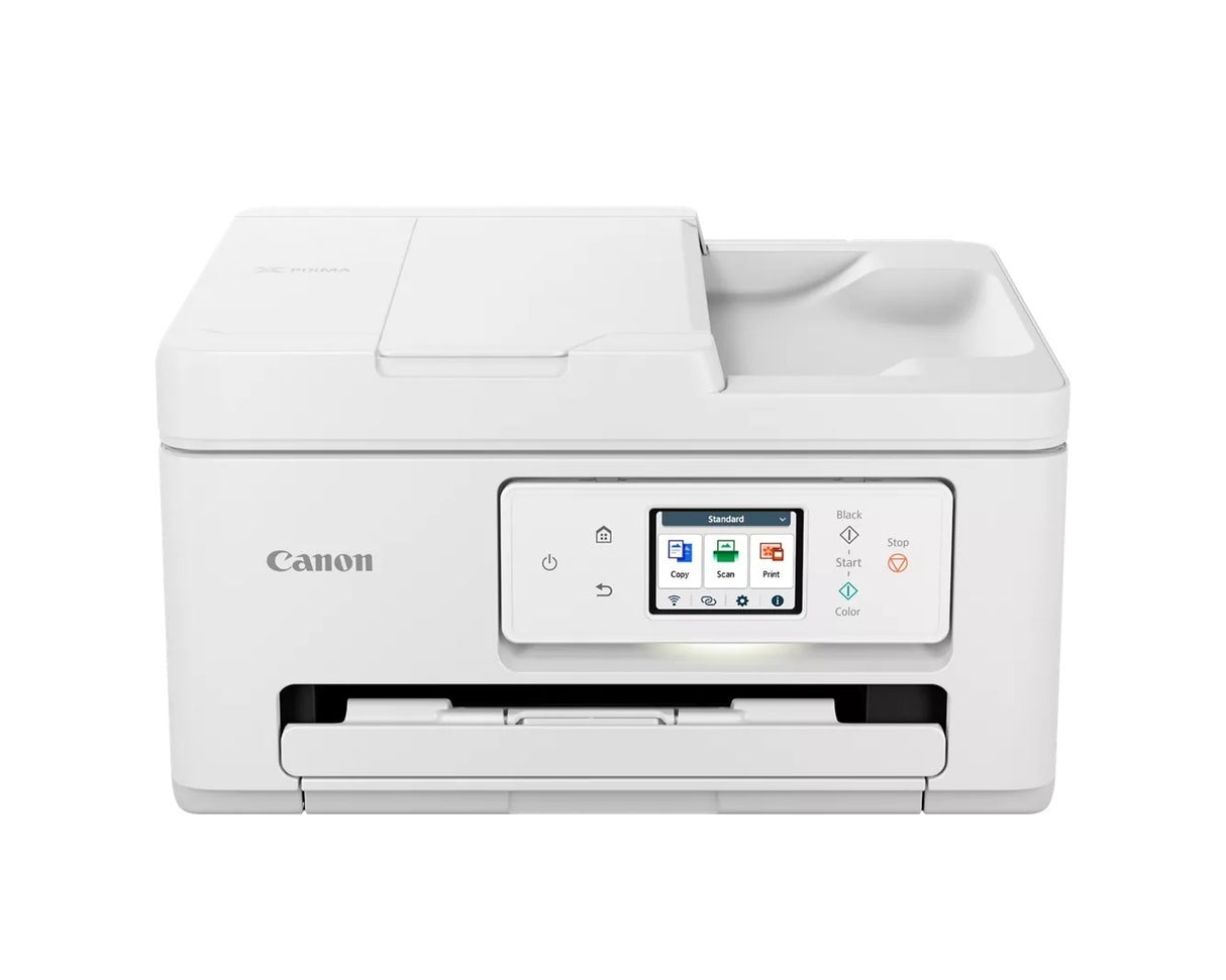 Canon Pixma TR7820 Wireless Home All-In-One Printer with Auto Document Feeder (White)