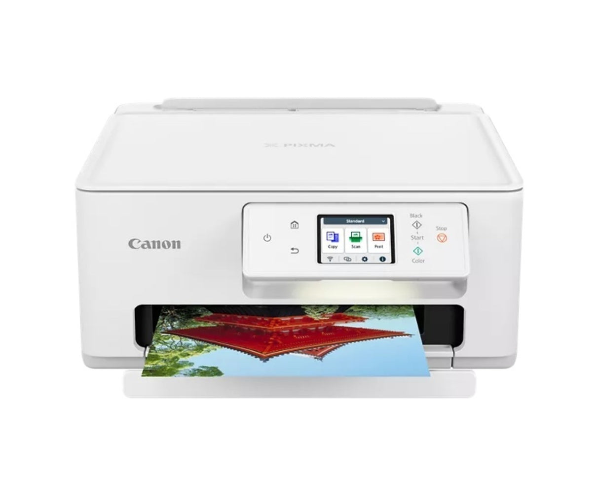 Canon Pixma TS7720 Wireless Home All-In-One Printer with Duplex Printing (White)
