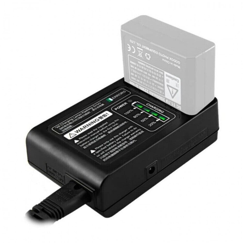 Godox VC-18 Battery Charger for VB-18 with 2000mAh Capacity and LED Charge Indicator