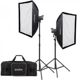 Godox 2-Light Kit Litemons LA150D Daylight LED K2 with Accessories and Godox Light App Support