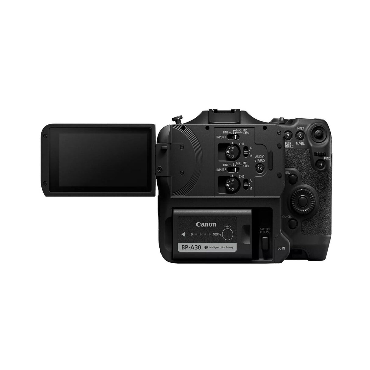 Canon EOS C70 RF Mount 4K 35MM DGO Sensor Cinema Camera Body with ND Filters and CMOS Autofocus