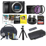 Sony a6400 Mirrorless Digital Camera (Body Only) with Software Suite and 64GB SD Card Bundle