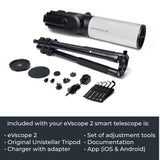 Unistellar eVscope 2 Digital Telescope with Unistellar Smart Filter and Unistellar Backpack