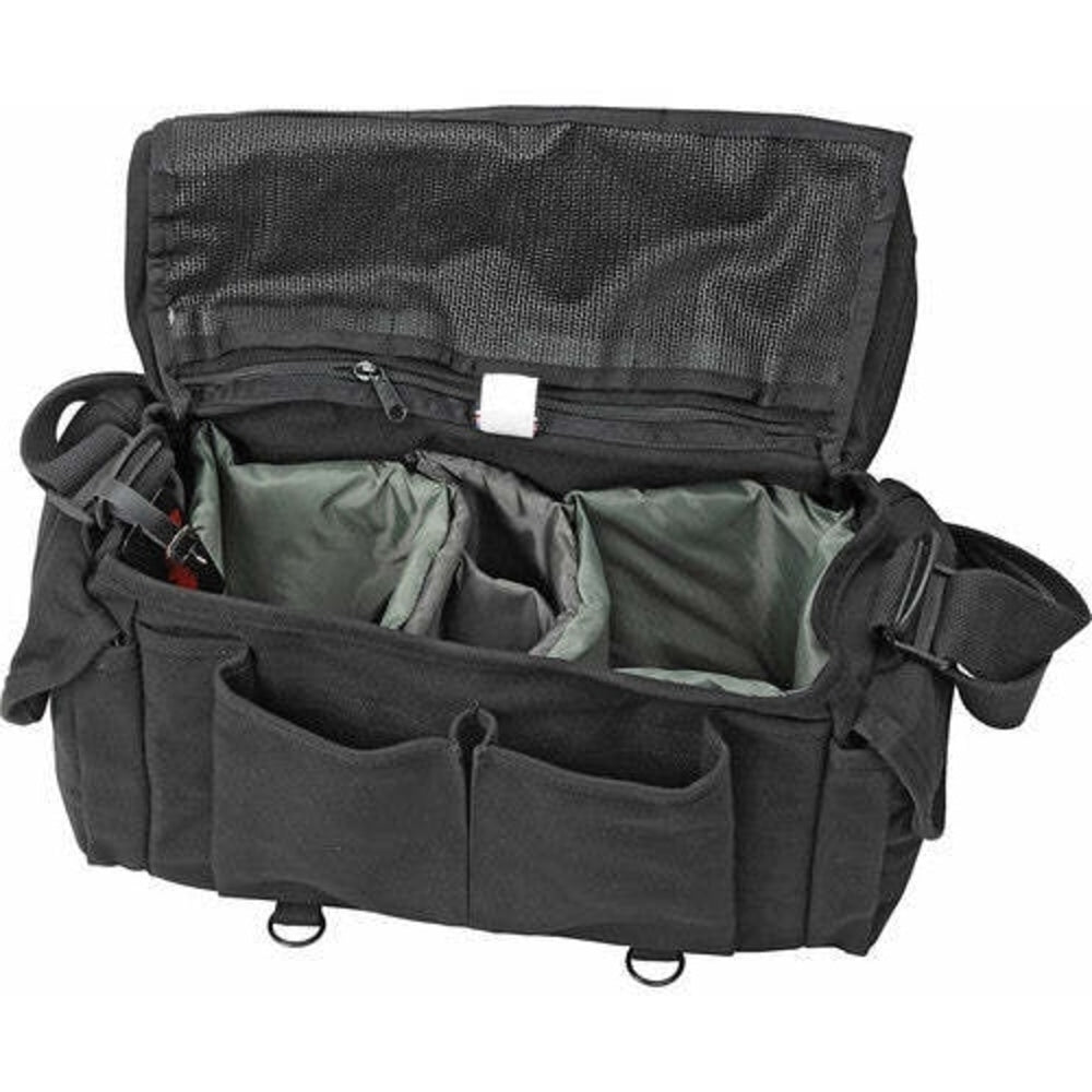 Domke F-7 Double AF Canvas Shoulder Bag for Two SLR Camera Setups with Adjustable Closures (Black)