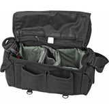 Domke F-7 Double AF Canvas Shoulder Bag for Two SLR Camera Setups with Adjustable Closures (Black)