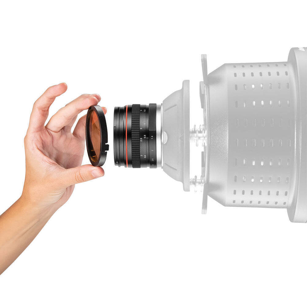 Westcott 50mm F/1.4 Lens Kit for Optical Spot with Wide-Angle Coverage and Photoshoot Accessories
