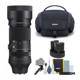 Sigma 100-400mm F5-6.3 DG DN OS Contemporary Lens for Fujifilm X Mount w/Rechargeable Battery Bundle