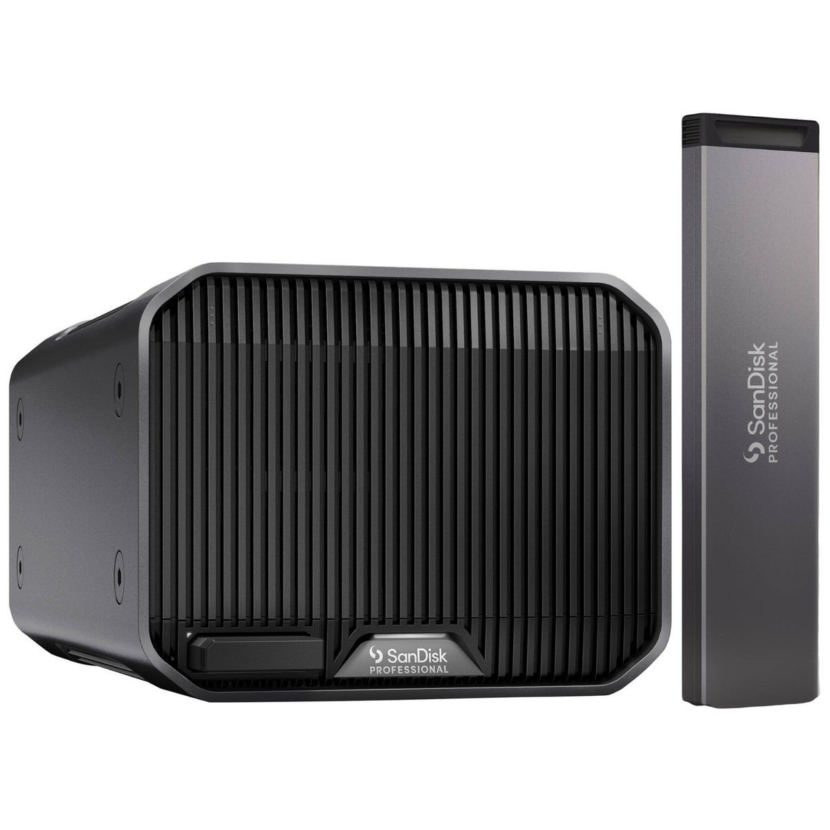 SanDisk Professional 12TB G-RAID Mirror 2-Bay RAID Array with PRO-BLADE SSD Mag 1TB