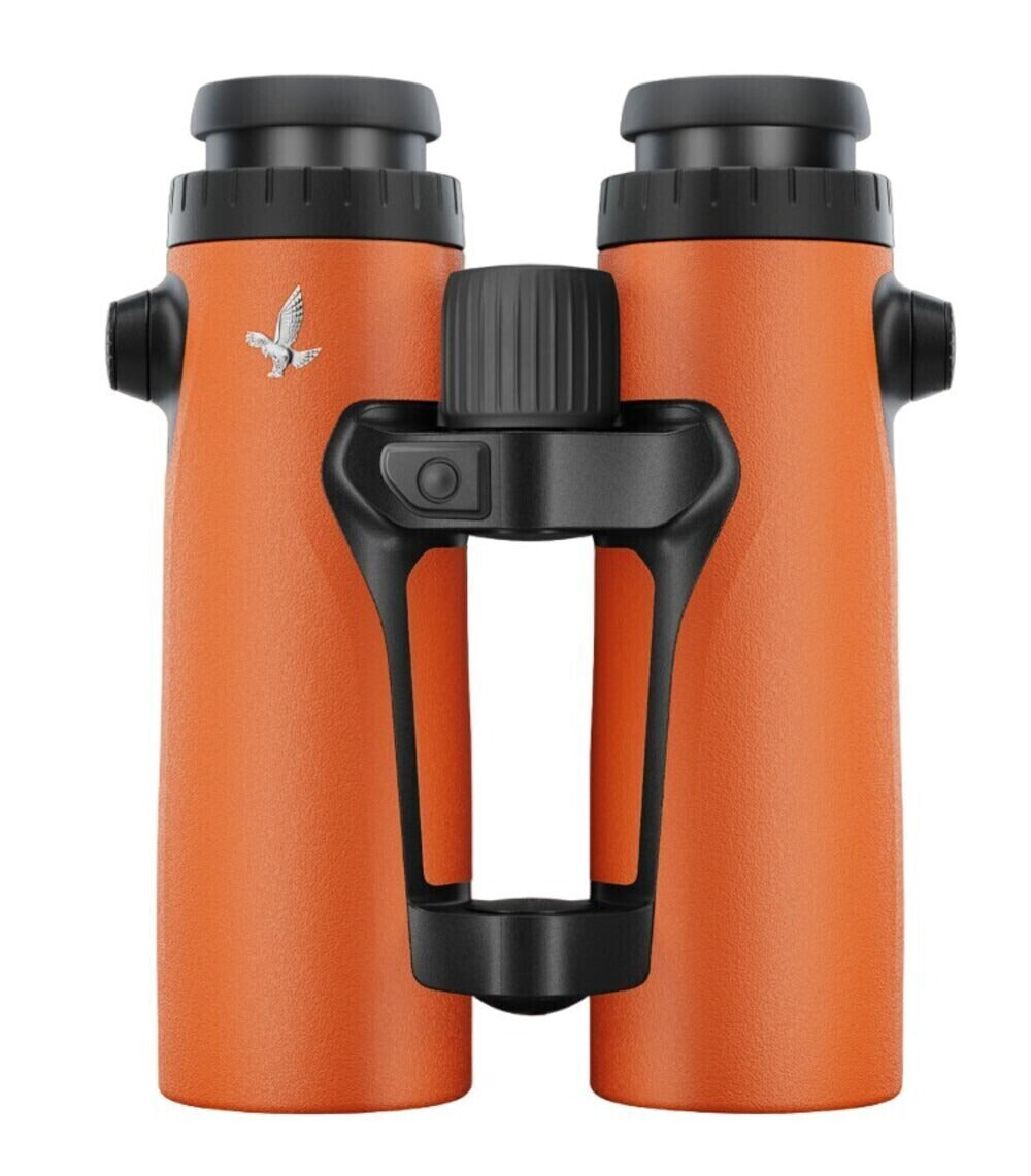 SWAROVSKI OPTIK EL Range 10x42 Orange Binocular with Forehead Rest for EL Range Binoculars Bundle