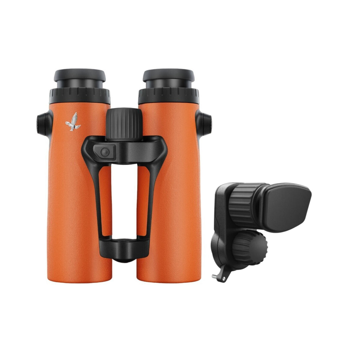 SWAROVSKI OPTIK EL Range 10x42 Orange Binocular with Forehead Rest for EL Range Binoculars Bundle