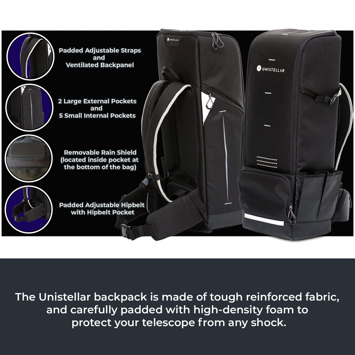 Unistellar Smart Filter with Unistellar Backpack