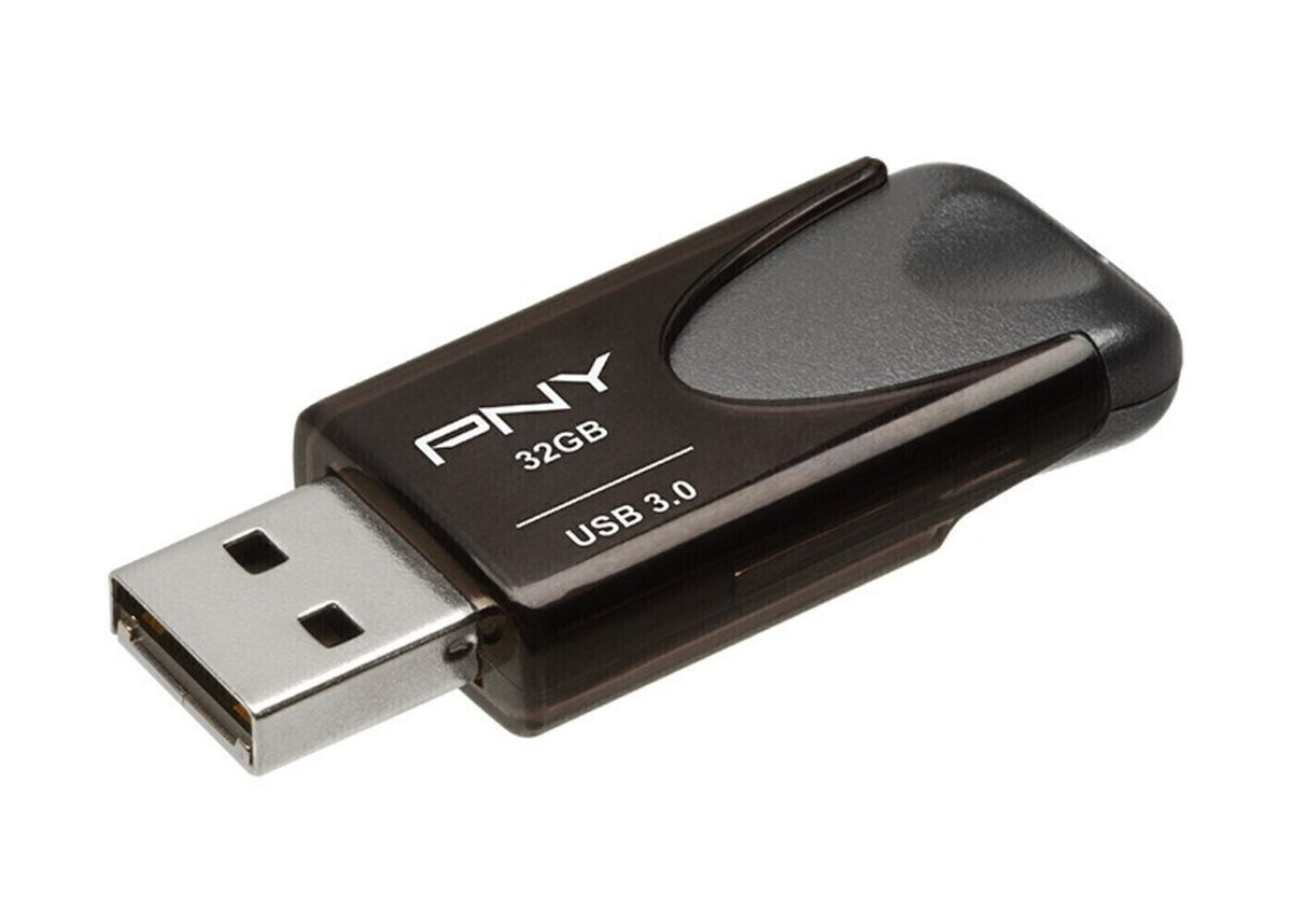 PNY 32GB USB 3.2 EliteTurbo Attache 4 (50-pack) with USB-C Adapter