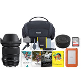 Sigma 24-105mm F4.0 Art DG OS HSM Lens for Nikon DSLR Cameras with Portable Hard Drive Bundle