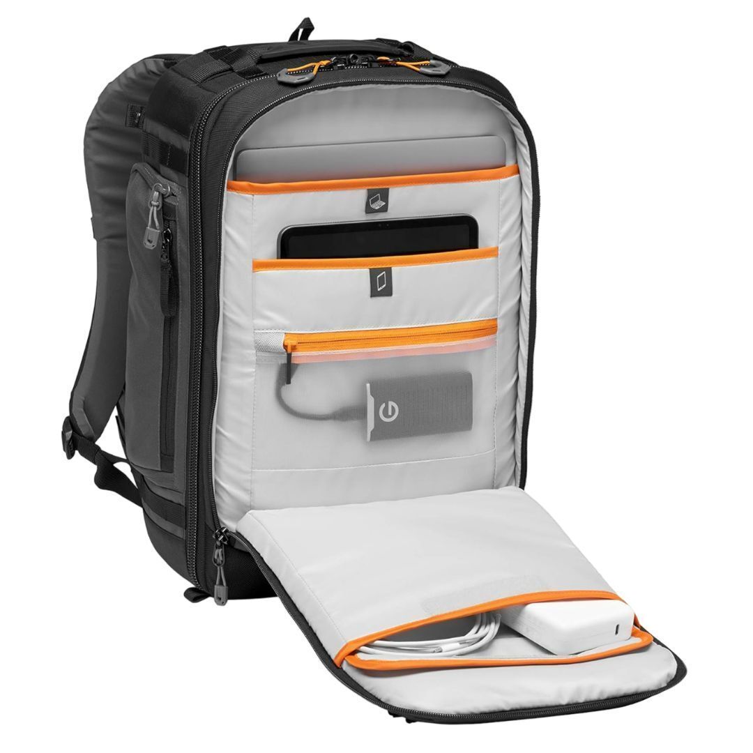 Lowepro Pro Trekker BP 350 AW II Professional Camera Backpack for Safe Outdoor Photography (Gray)