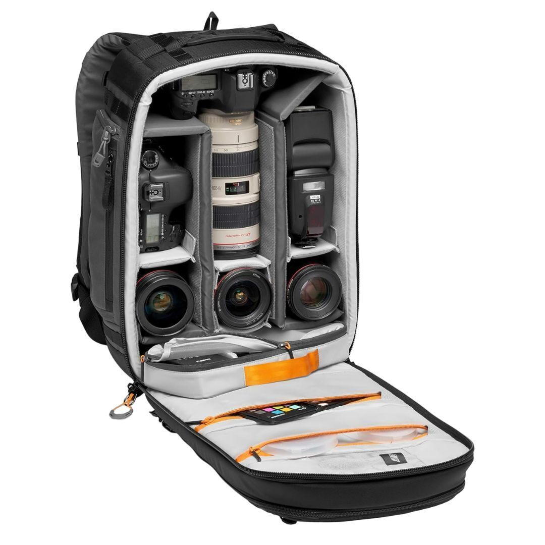 Lowepro Pro Trekker BP 350 AW II Professional Camera Backpack for Safe Outdoor Photography (Gray)