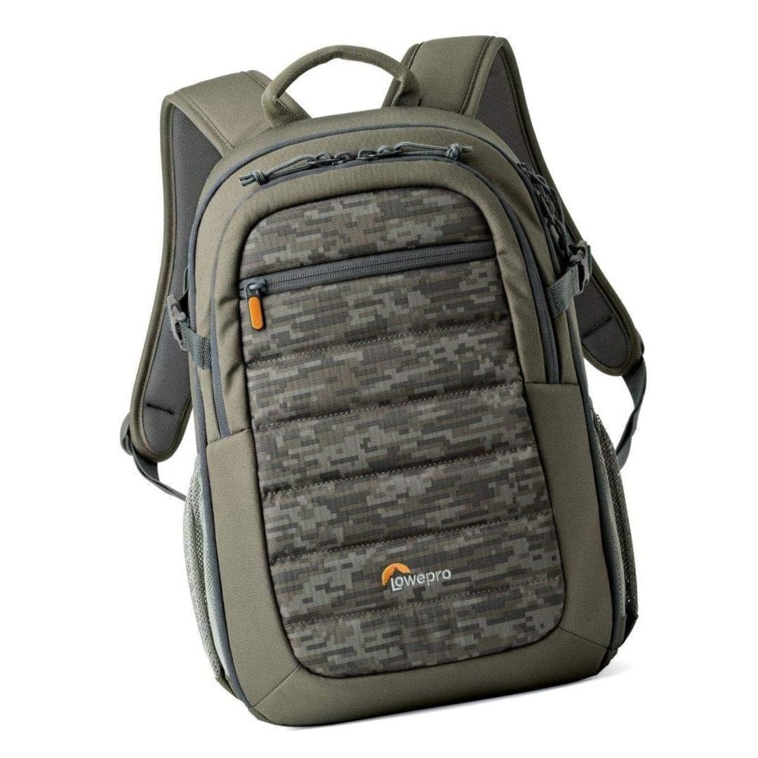 Lowepro Tahoe BP 150 Backpack with Mica-Pixel Camo and Extra Compartments for Gear Storage (Green)