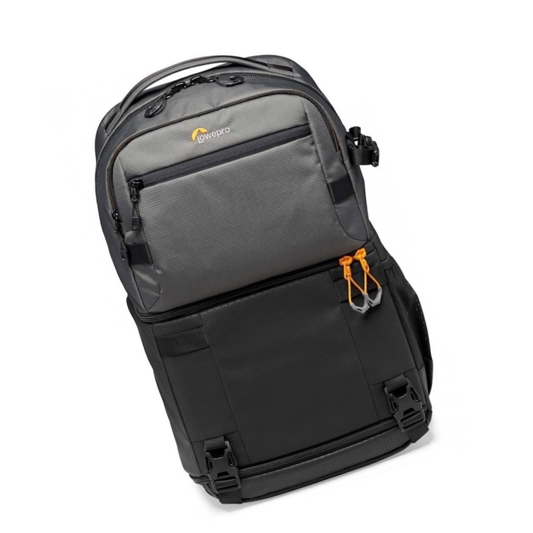 Lowepro Fastpack Pro BP250 AW III Backpack with Padded Laptop Pocket and Weather Cover (Gray)