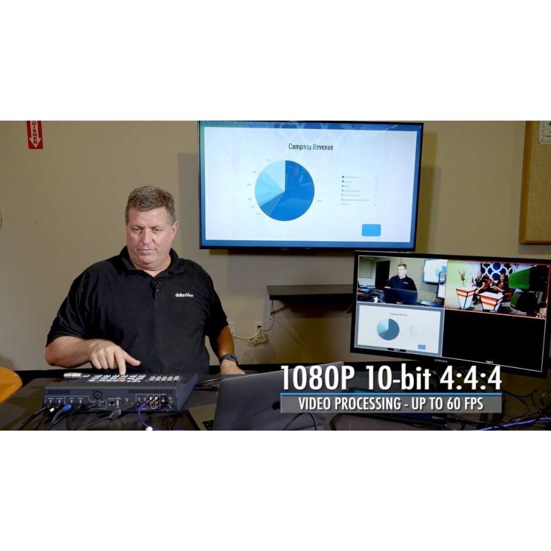 Datavideo SE-500HD 1920 x 1080 4-Channel HDMI Video Switcher (Open Box)