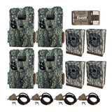 Browning 4PK Pro Scout Max Cellular Trail Camera with Security Box, Locking Cable, SD and Reader