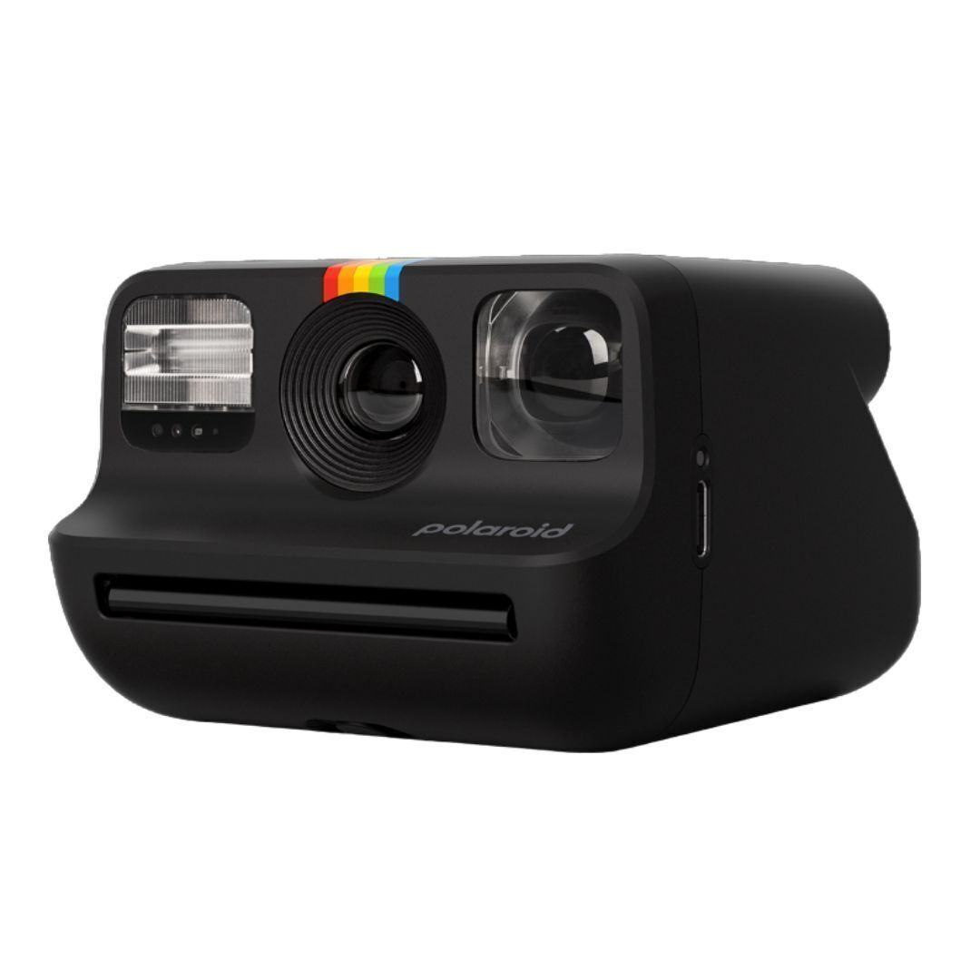 Polaroid Go Generation 2 Instant Camera with Selfie Mirror, Self-Timer, and Double Exposure (Black)