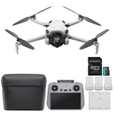 DJI Mini 4 Pro Fly More Combo (DJI RC 2) Drone with 128GB Card- Lightweight Mini Drone, 4K HDR Video