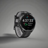 Garmin Forerunner 965 GPS 1.4-Inch Display Titanium Bezel Made Running Smartwatch(Black/Powder Gray)