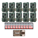 Browning 10PK Pro Scout Max Extreme HD Cellular Trail Camera with 32GB Memory Card and Reader