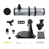 Celestron Starsense Explorer 130mm Tabletop Dobsonian Telescope and Metal Tripod