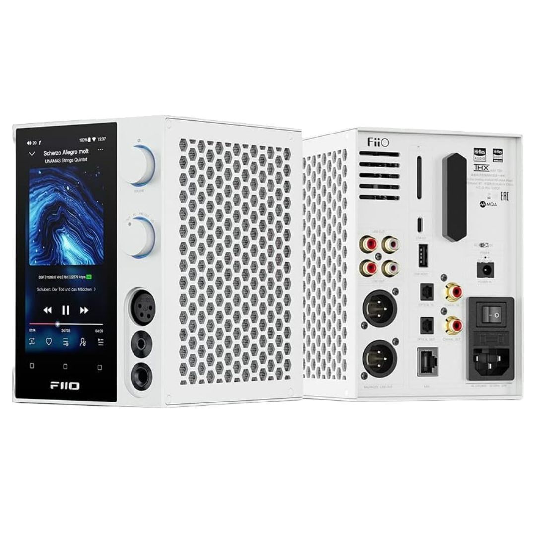 FiiO R7 Snapdragon 660, Android 10, HiFi Streaming Music Player with Bluetooth and Dual USB (White)