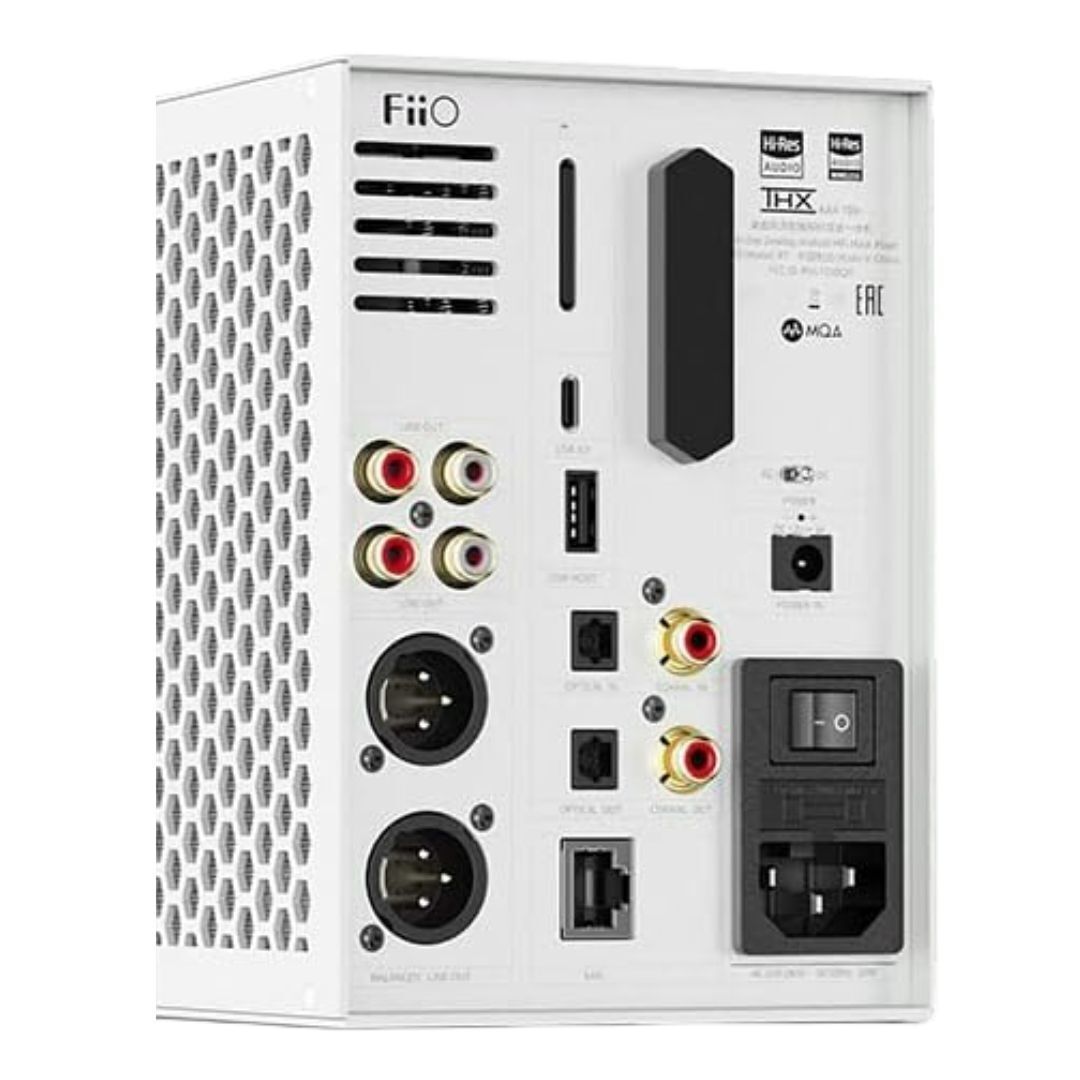 FiiO R7 Snapdragon 660, Android 10, HiFi Streaming Music Player with Bluetooth and Dual USB (White)