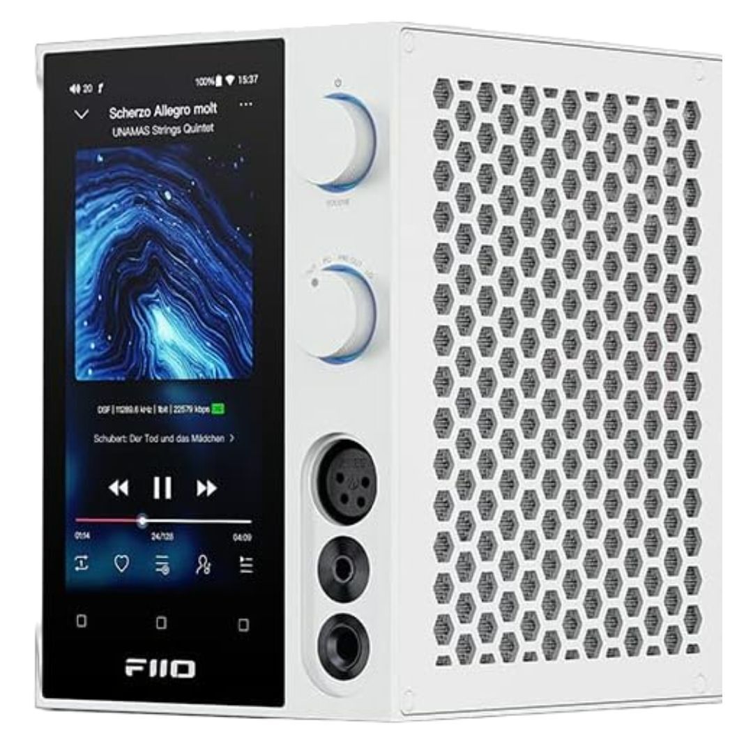 FiiO R7 Snapdragon 660, Android 10, HiFi Streaming Music Player with Bluetooth and Dual USB (White)