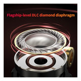 FiiO FIIOFD3PRO Dynamic In-Ear Monitor Earphones - Dlc Driver & Cable Set