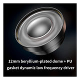 FiiO FIIOFH5SBLK Hybrid Balanced Armature In-Ear Monitor Earphones 4 Drivers