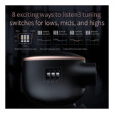 FiiO FIIOFH5SBLK Hybrid Balanced Armature In-Ear Monitor Earphones 4 Drivers