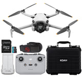 DJI Mini 4 Pro Drone with 128GB Card, Strap and Case- Lightweight and Foldable Mini Camera Drone