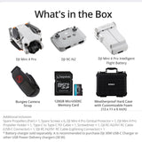 DJI Mini 4 Pro Drone with 128GB Card, Strap and Case- Lightweight and Foldable Mini Camera Drone