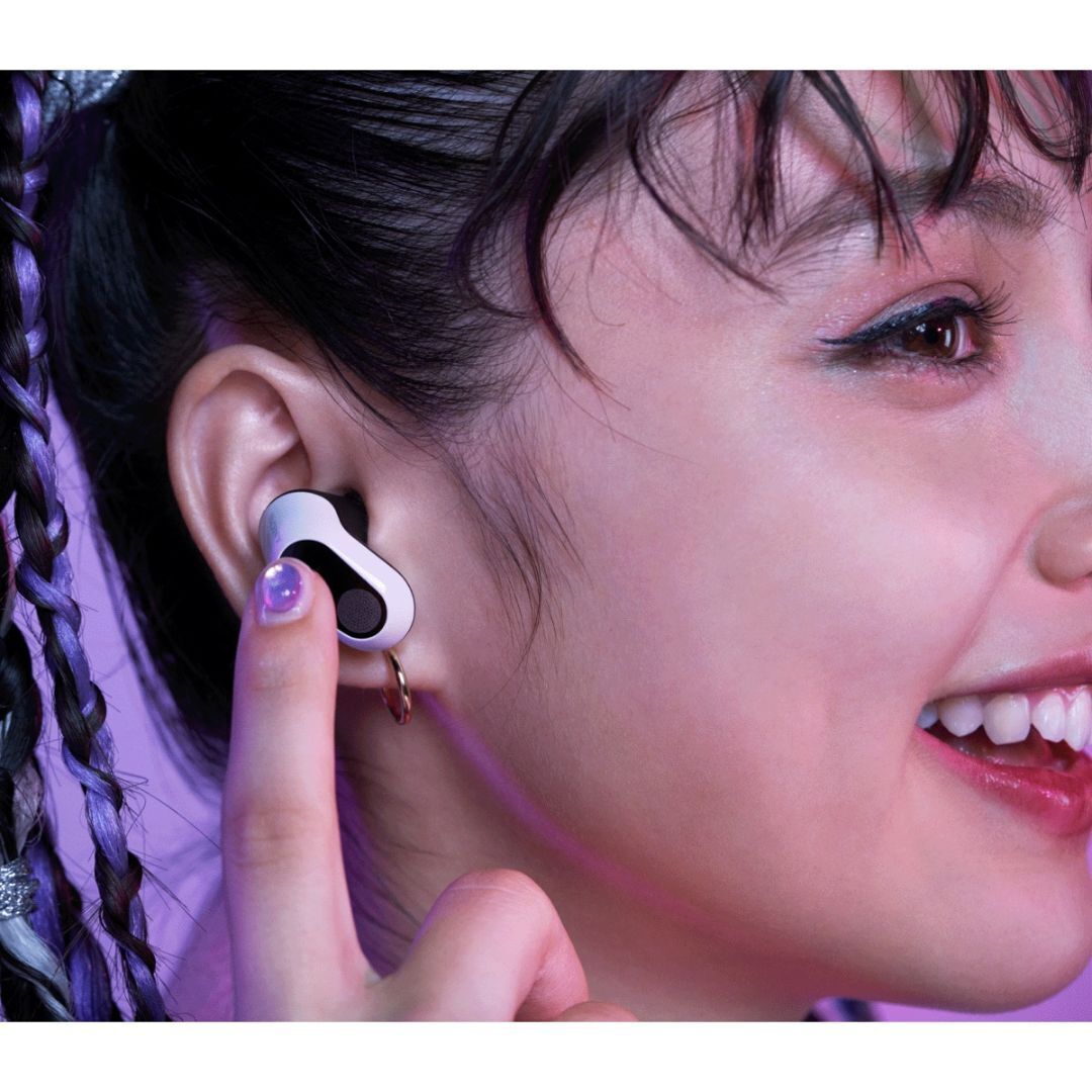Sony INZONE Buds Truly Wireless Noise Canceling Gaming Earbuds with 360 Spatial Sound (White)