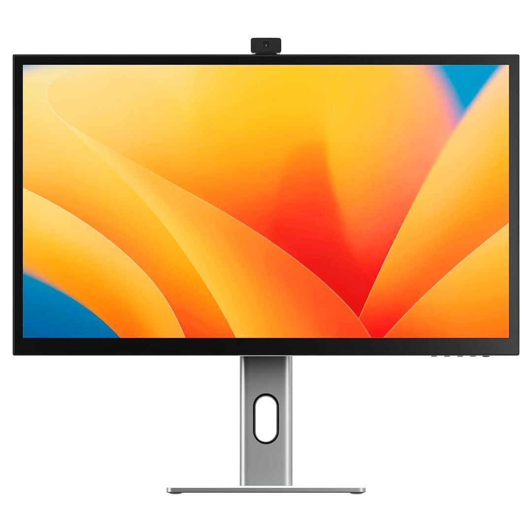 Alogic Clarity Pro 27-Inch 4K Monitor with 8MP Retractable 4K Webcam and 8-in-1 USB