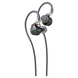 FiiO FA7S Over-the-Ear Earphone with 6 Balanced Armature IEMs and Acoustic Prism System (Black)