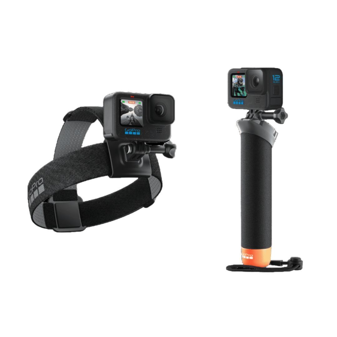 GoPro HERO12 Black Camera with Accessories Bundle, 5.3k Image Quality, and 4k Video Resolution