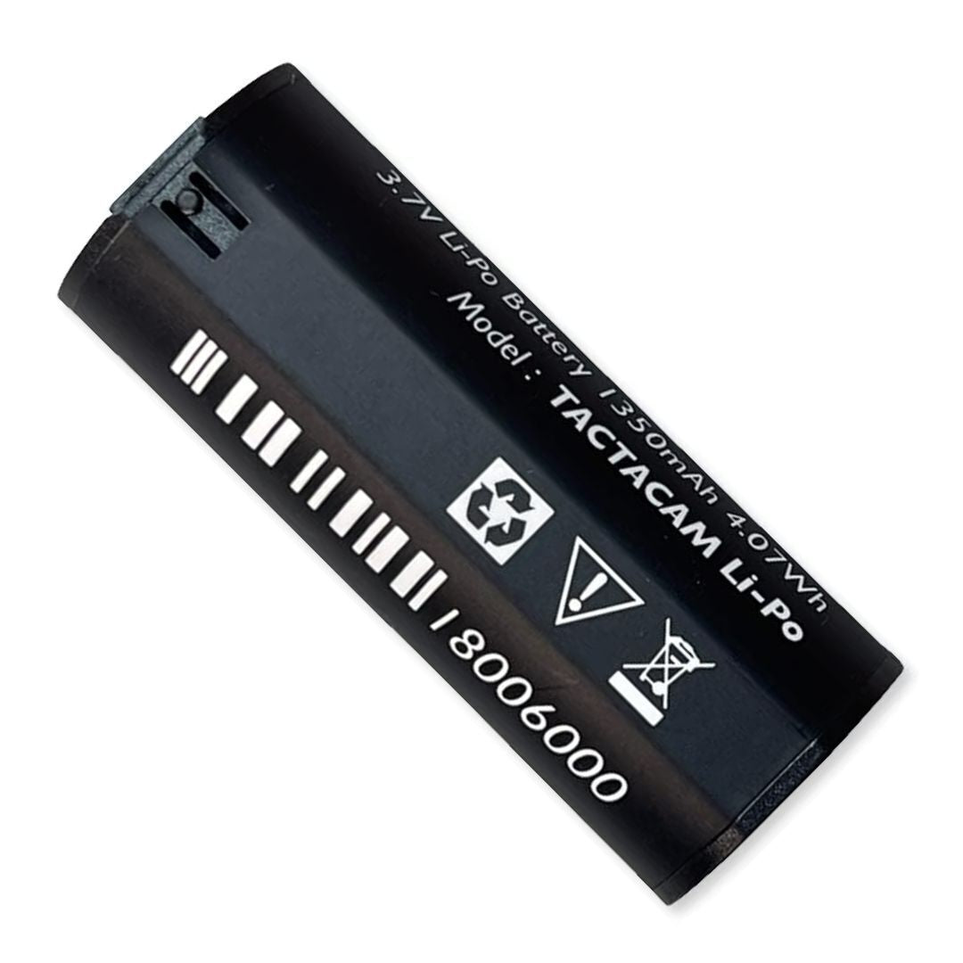 Tactacam Replacement Battery for Tactacam 5.0, 4.0 and Solo Cameras for Long Filming Sessions