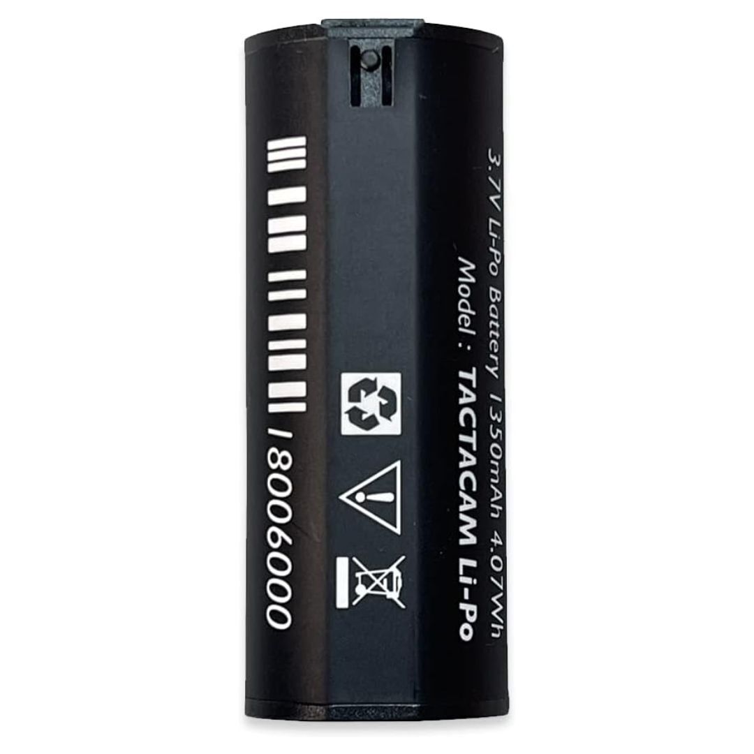 Tactacam Replacement Battery for Tactacam 5.0, 4.0 and Solo Cameras for Long Filming Sessions