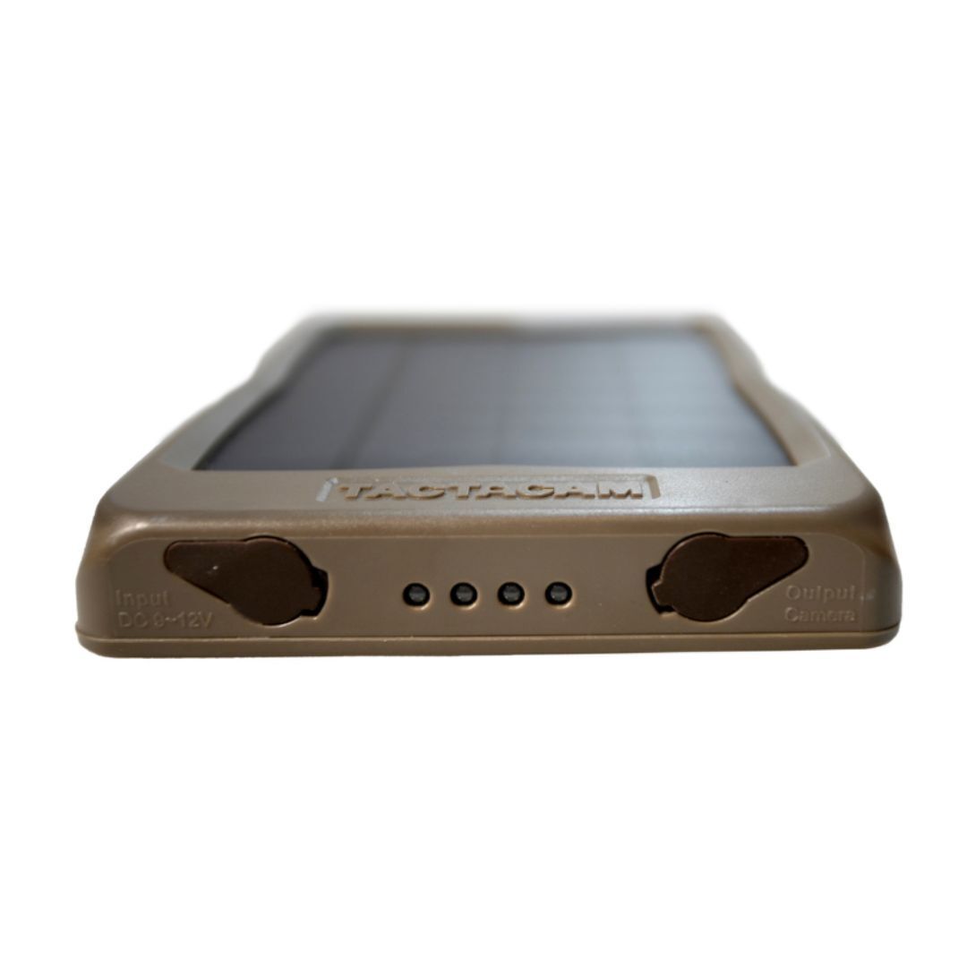 Tactacam 12V External Solar Panel with Integrated Rechargeable Lithium System