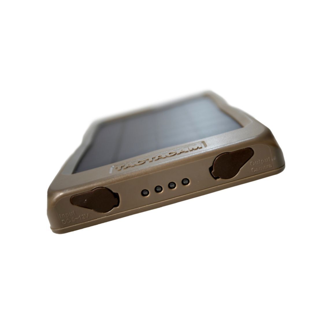 Tactacam 12V External Solar Panel with Integrated Rechargeable Lithium System