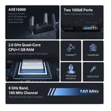 TP-Link AXE16000 Quad-Band WiFi 6E Gaming Router