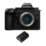 Panasonic Lumix G9 II 25.2MP Digital Mirrorless Camera Body Bundle with DMW-BLK22 Battery Pack