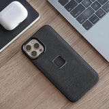 Peak Design Mobile Everyday Case for iPhone 14 with SlimLink Mounting and Nylon Shell (Charcoal)