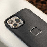 Peak Design Mobile Everyday Case for iPhone 14 with SlimLink Mounting and Nylon Shell (Charcoal)