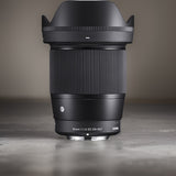 Sigma 16mm f/1.4 DC DN Contemporary Lens for Sony with Accessory Bundle